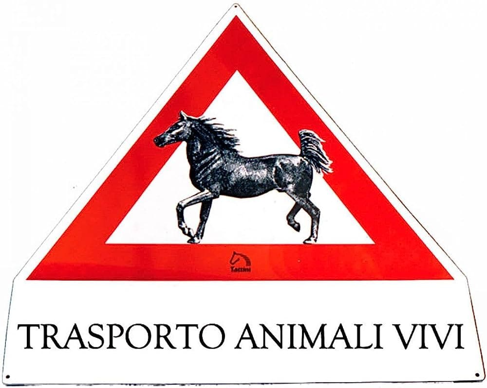 SUPERDANT Cartello Stradale di Capra Cartello di Latta Animale Poster Retrò In Metallo Vintage Arte di Campagna Cartello Citazione Ispiratrice Decorazione per Arte Murale Vintage Targa Poster